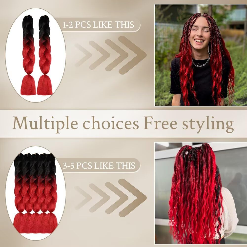 ShowJarlly - Ombre Jumbo Braids 24
