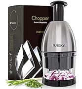 Coupe Oignon Manuel avec Lames Inox - Coupe Oignon Professionnel Hachoir Manuel - Coupe Legumes M...