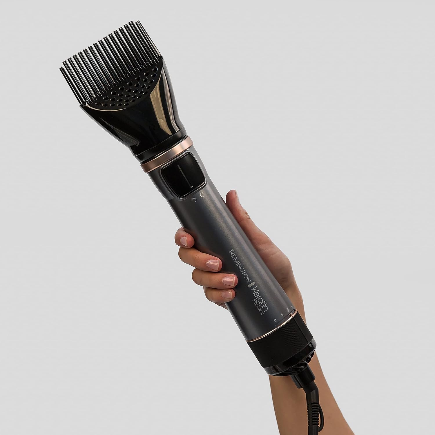 Remington - Brosse soufflante Keratin Protect - 1000W, céramique, 3 accessoires - AS8811