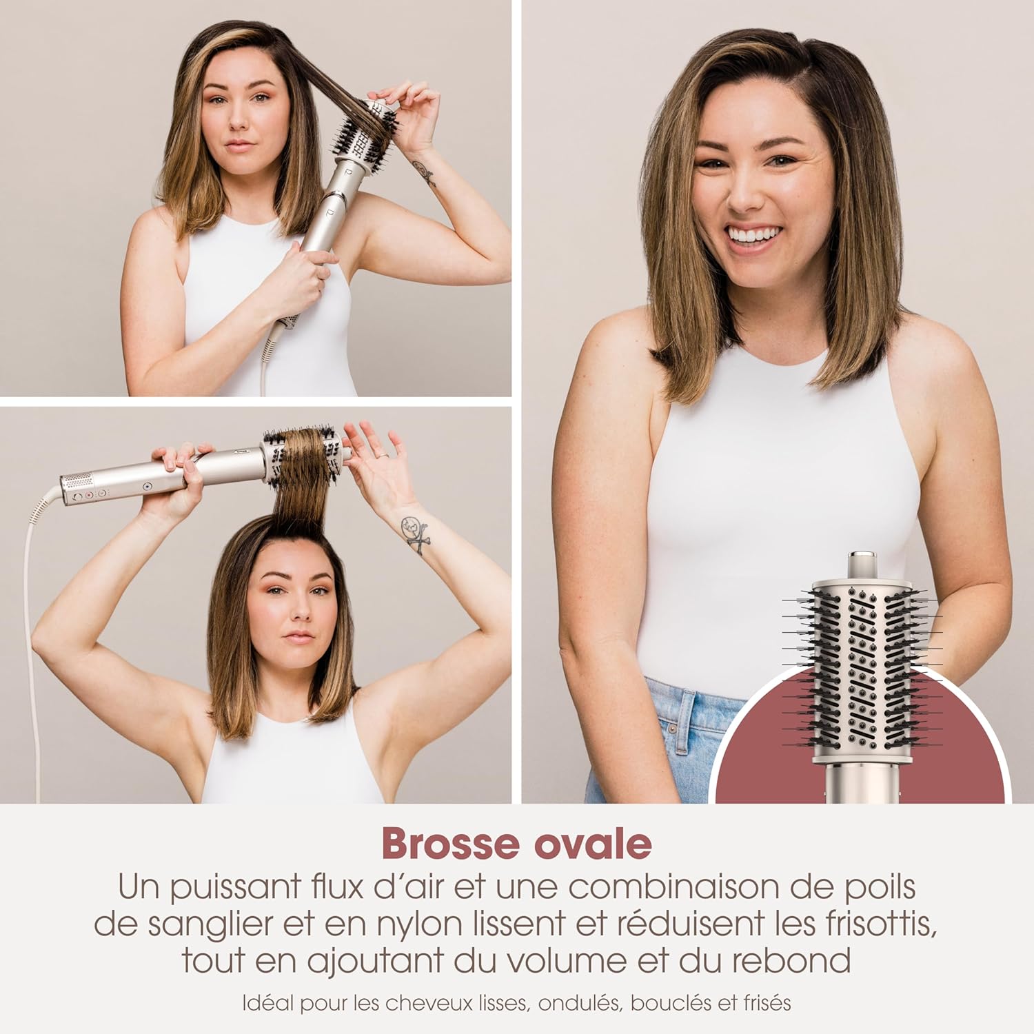 Shark - FlexStyle Air Styler - Multi-accessoires, sans dommage thermique, tous cheveux