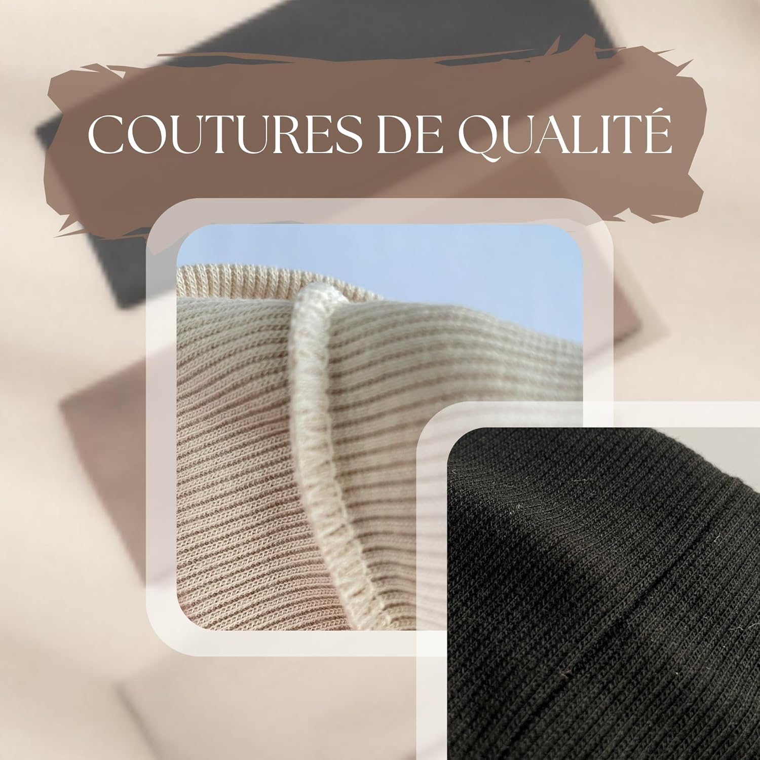 Bandeau cheveux - sport fitness 3pcs - élastique, antidérapant, résistant