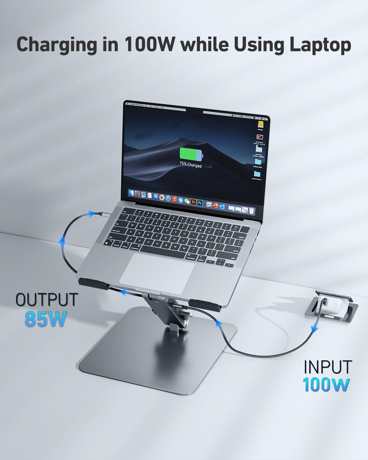 BENFEI - Station d'accueil USB C 7en1 - 100W PD - HDMI 4K60Hz - XPS, Thinkpad