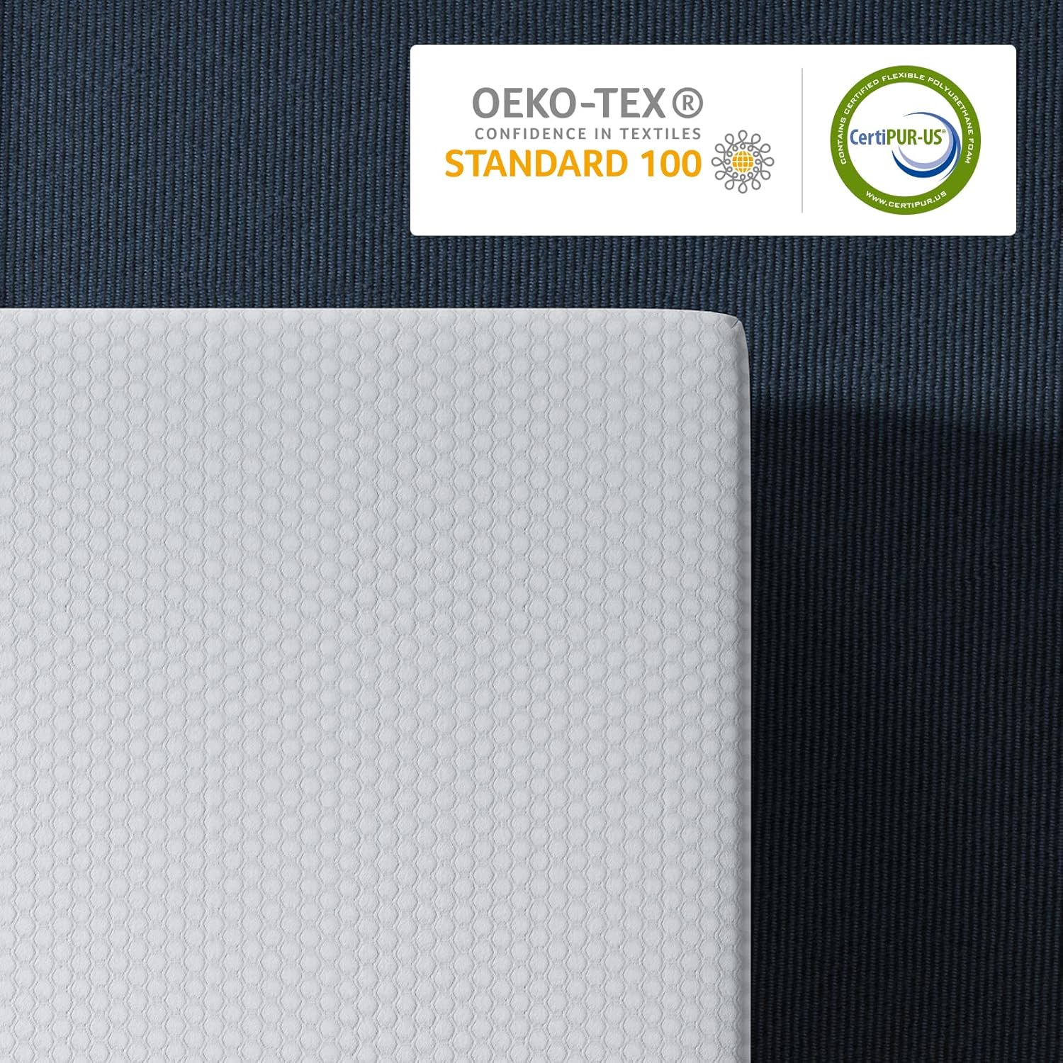 BedStory - surmatelas gel mémoire de forme - 90x190 cm - 7.6cm épaisseur, ergonomique