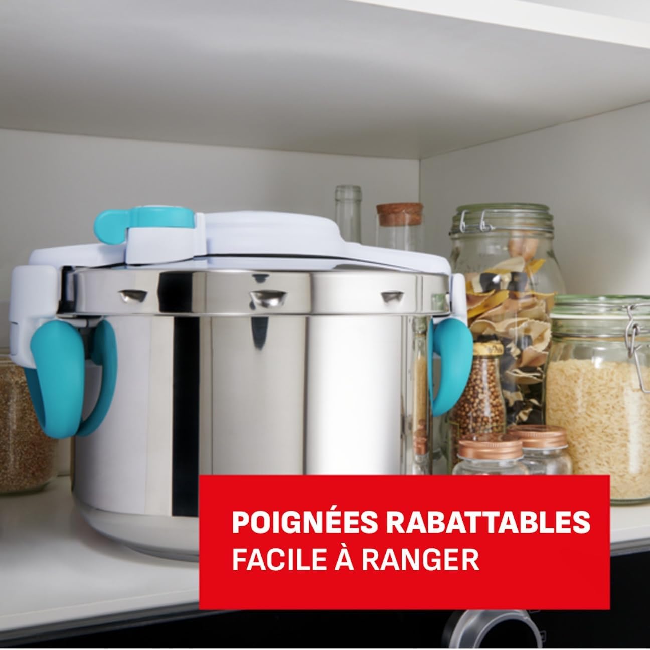 SEB - ClipsoMinut' Easy+ 6L - inox, ouverture facile, induction, P4900716