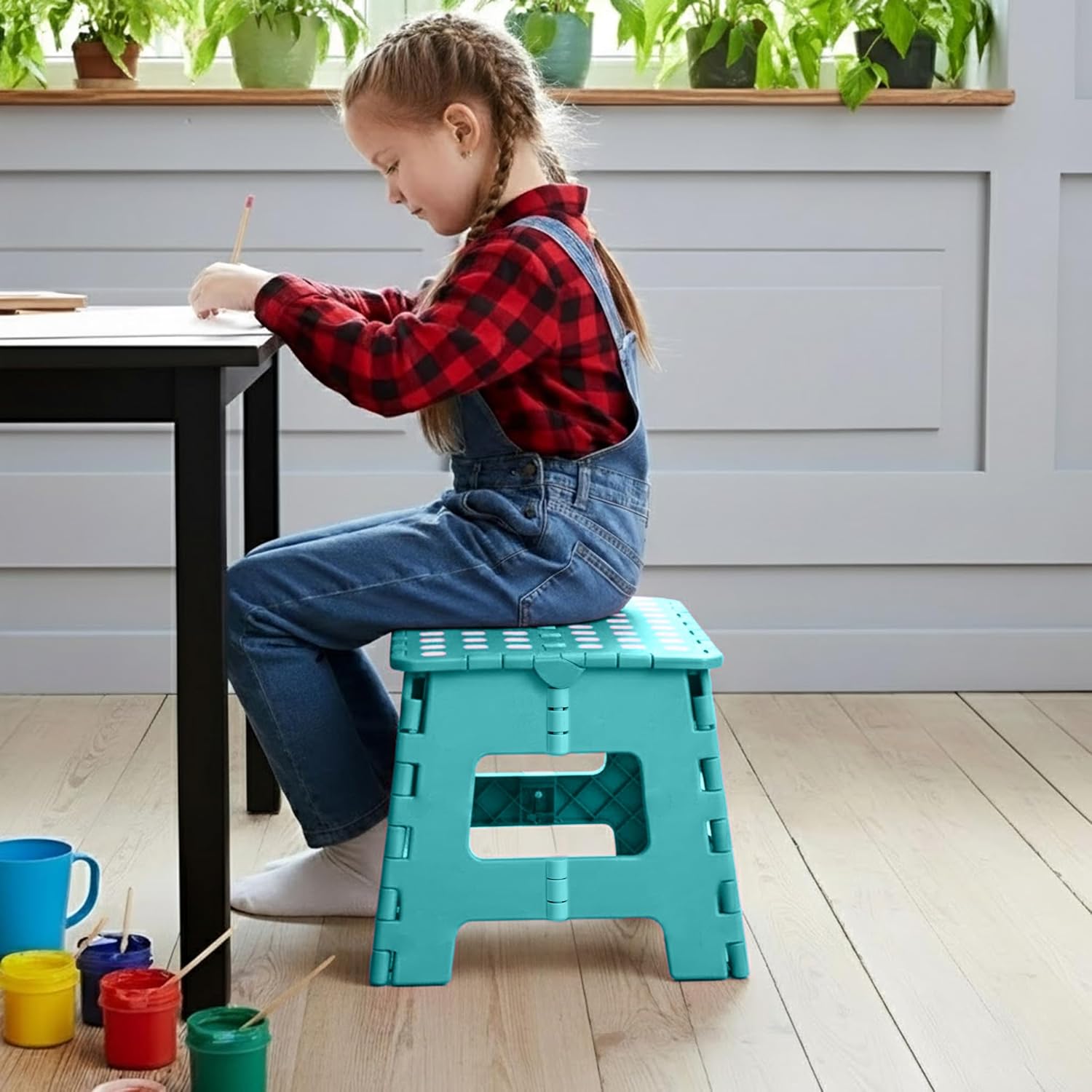 Utopia Home - Marchepied pliable - 22,9 cm - Surface antidérapante, capacité 136 kg