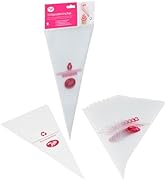 Tala Lot de 10 sacs à glaçage recyclables résistants réutilisables Blanc