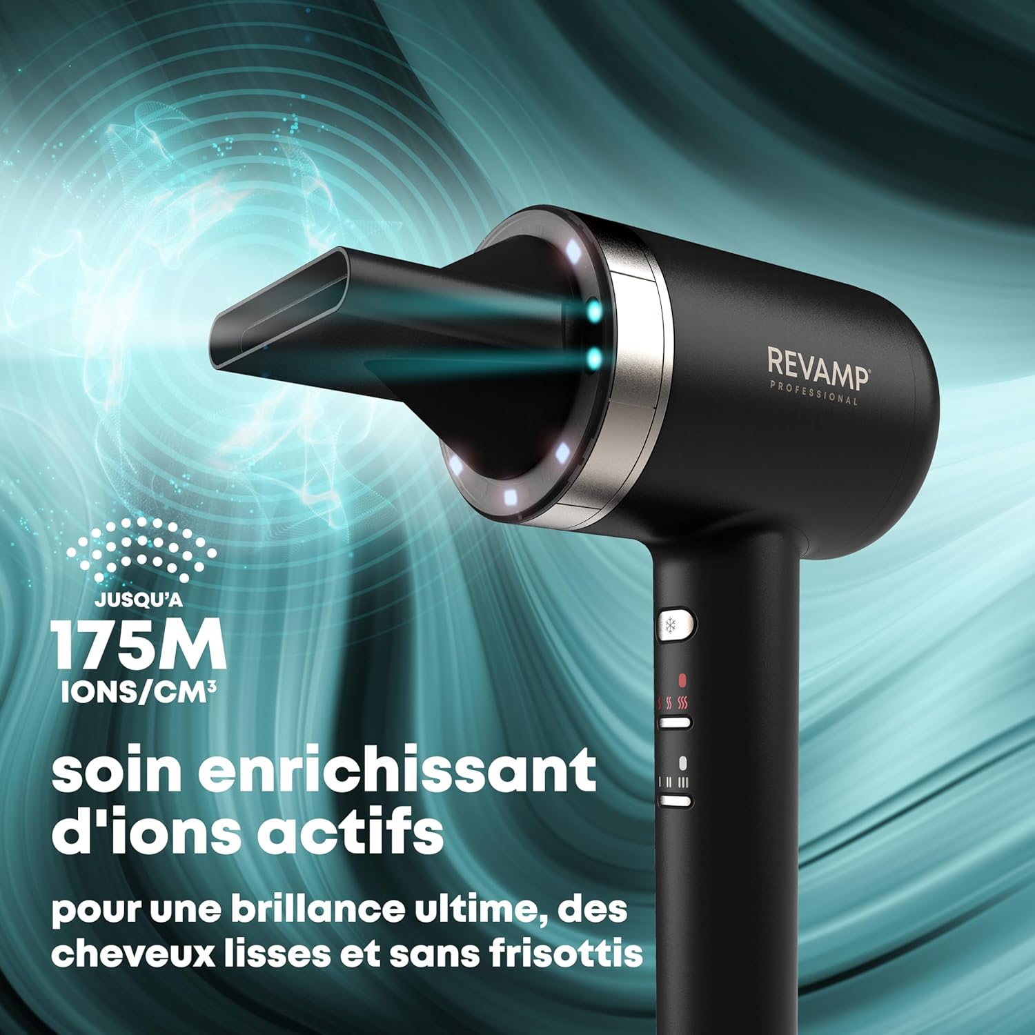 Revamp - Tri-Care pro - design compact - ions, infrarouge, huiles, 3 embouts