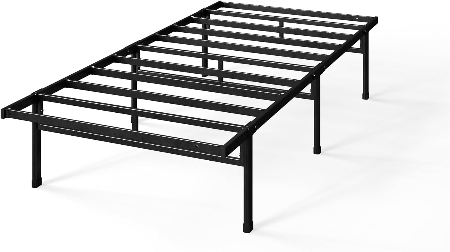 Zinus - Justin - 90x190 cm - lit métal rangement hauteur 36 cm