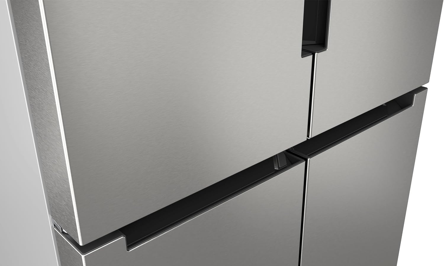 Bosch - Série 4 multi-portes, 605L, 183x91cm, inox, anti-traces KFN96VPEA