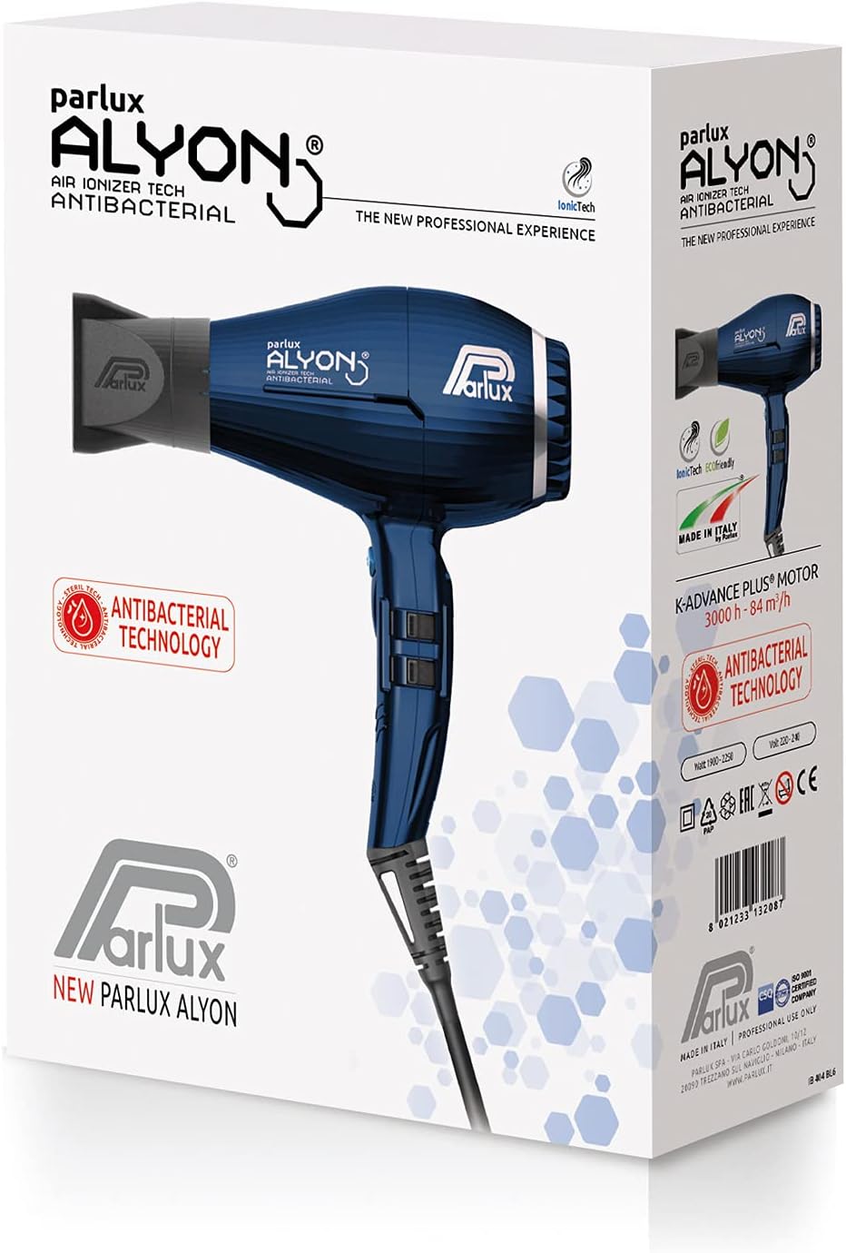 Parlux - Alyon Air Ionizer Tech Eco Friendly - puissant séchage, design compact - S462001AN