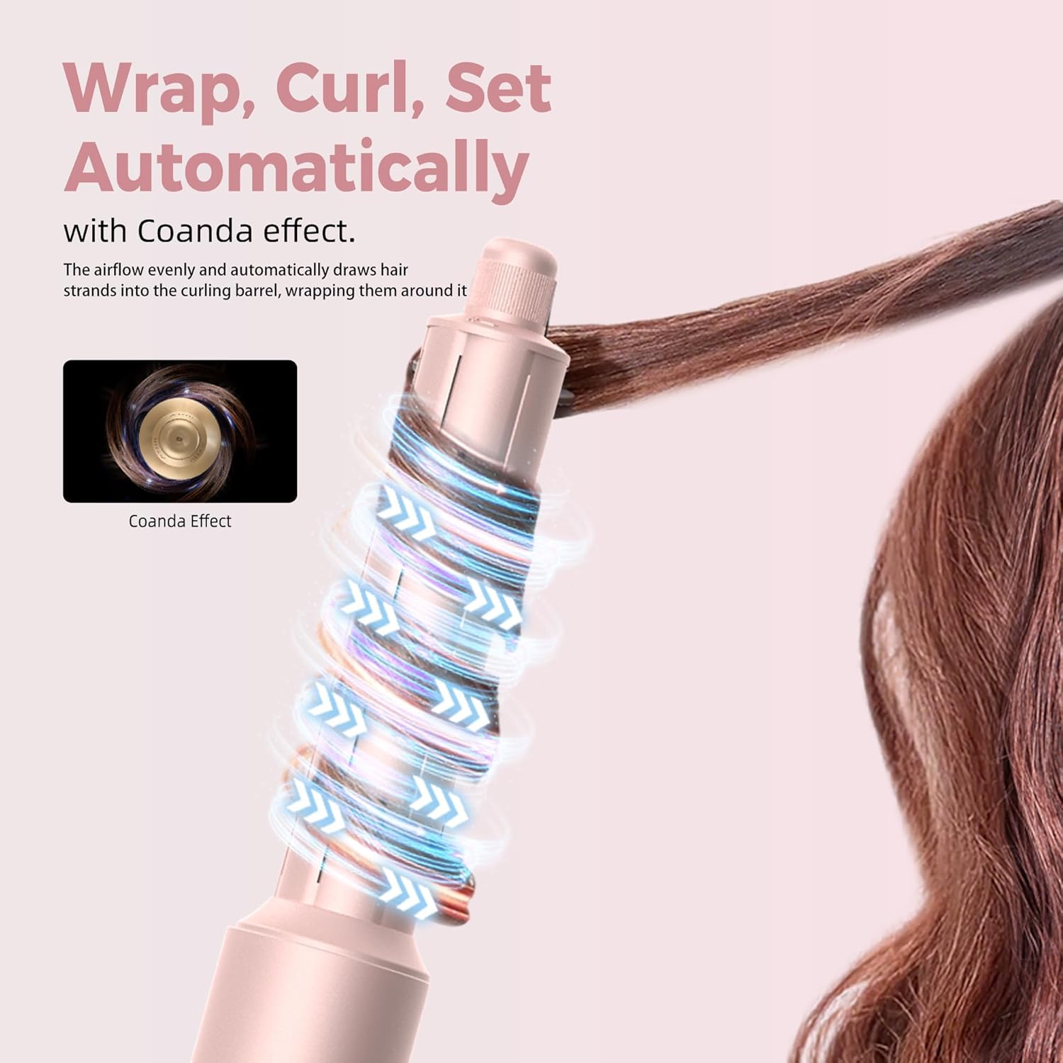 Atopskins - Air Styler 8 en 1, 1400W, 110000 U/Min, sèche-cheveux multifonction