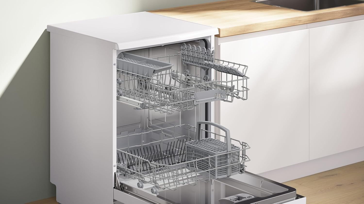 Bosch - Série 2 - 60 cm - Lave-vaisselle pose libre blanc - SMS2HTW02E