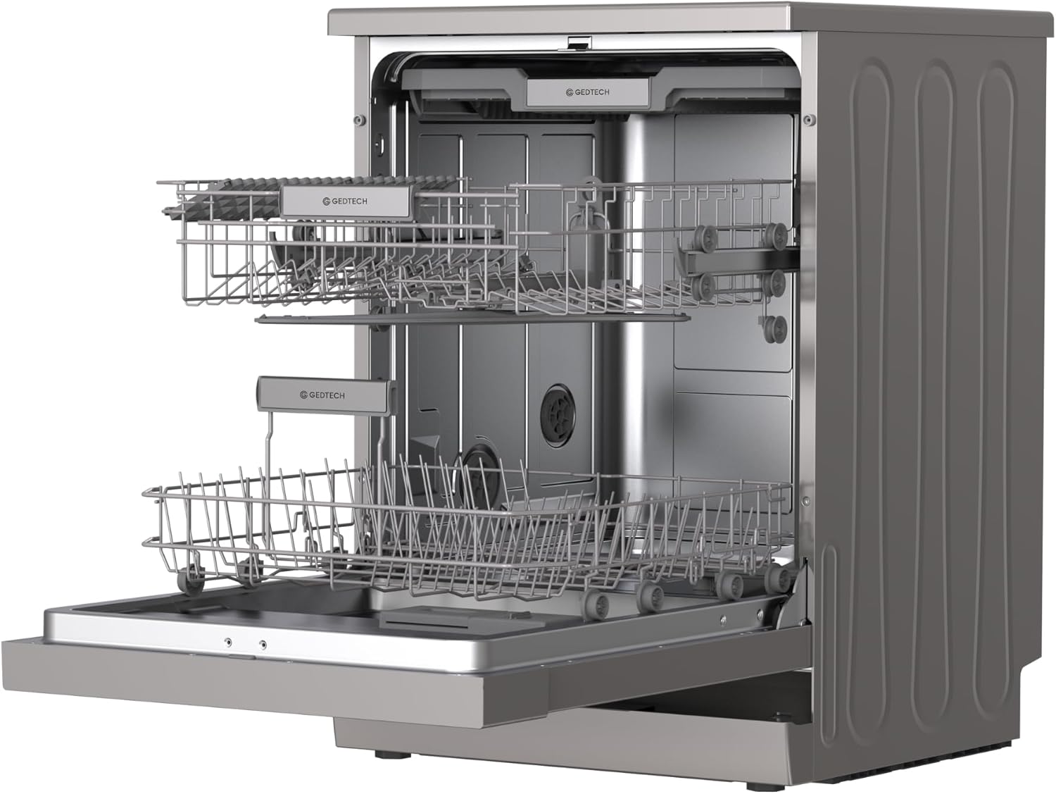 GEDTECH -15 couverts, inox, ultra silencieux, départ différé