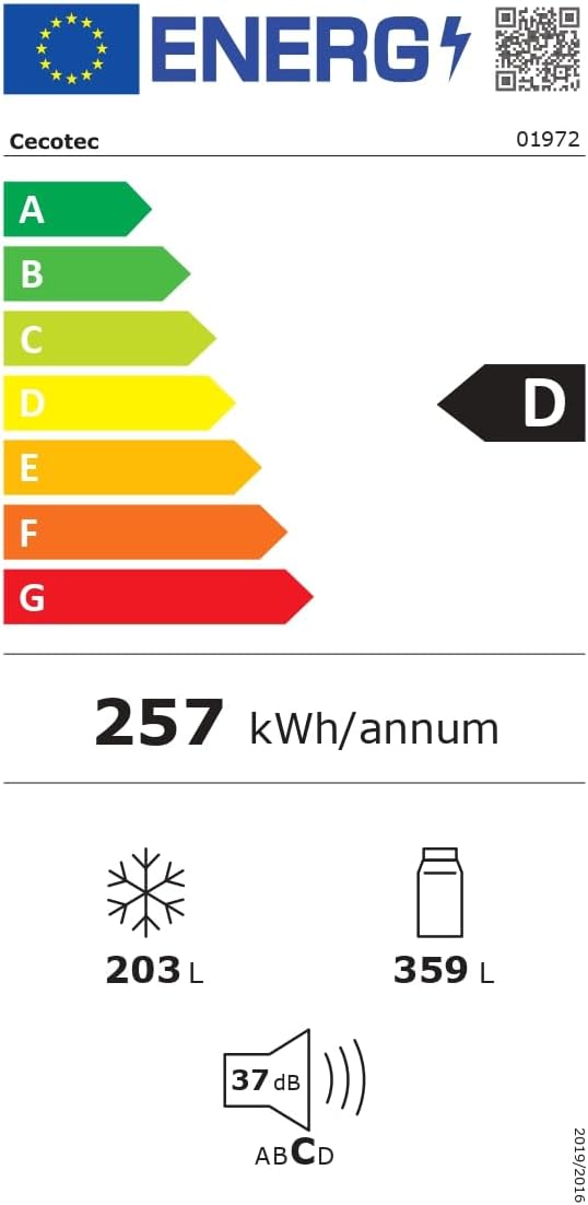 Cecotec - CoolMarket- 562L - No Frost, LED,