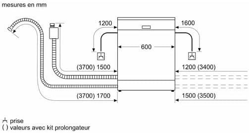 Siemens - lave-vaisselle iQ300 - 60 cm 