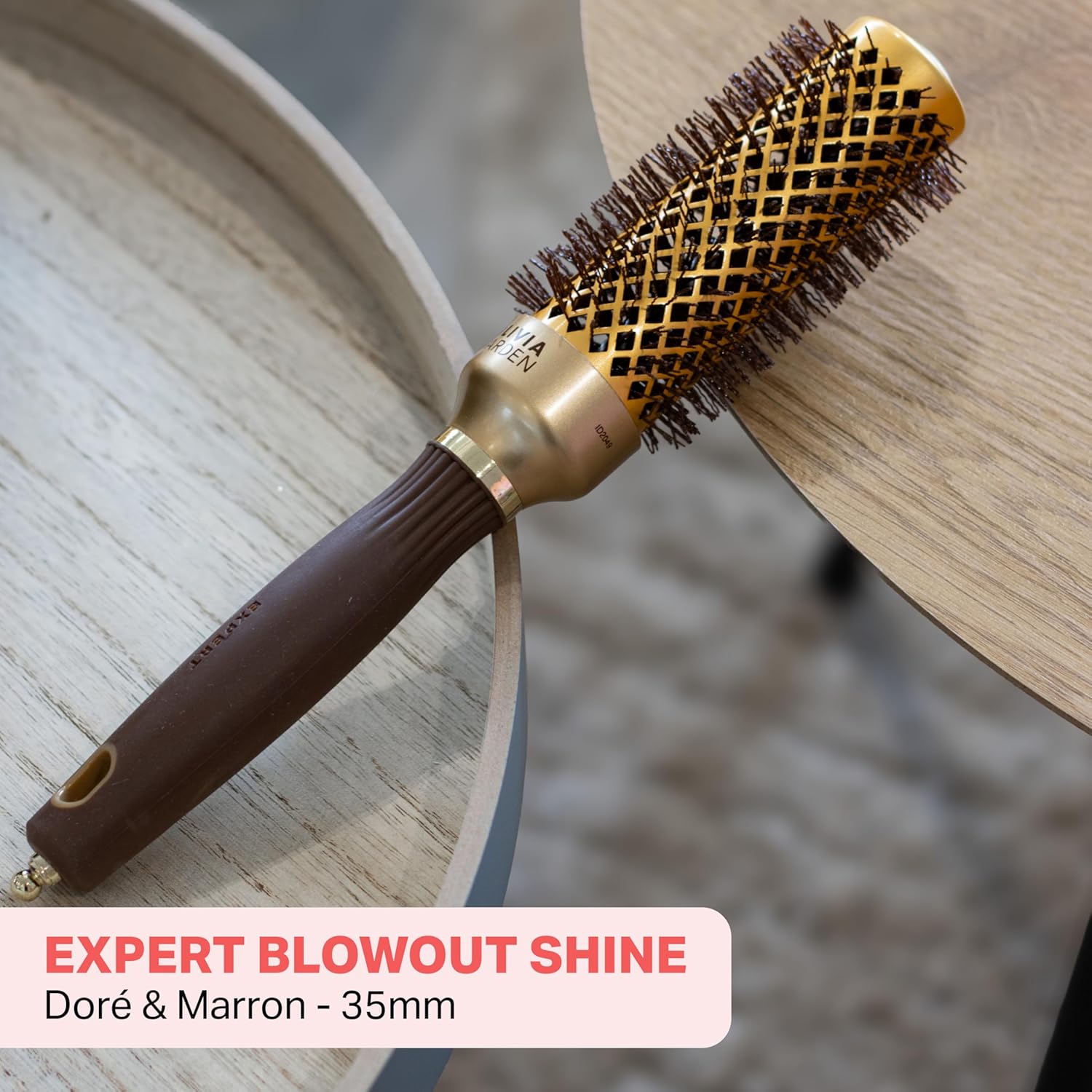 Olivia Garden - Expert Blowout Shine - ronde céramique antistatique, brushing sans frisottis