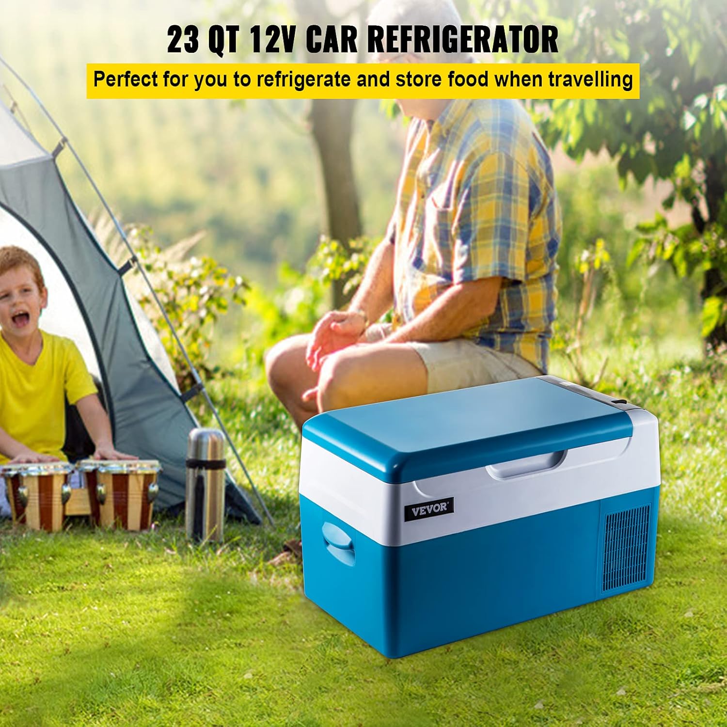 VEVOR - Glacière électrique 22L, panneau numérique, -20 à 20°C, 45W