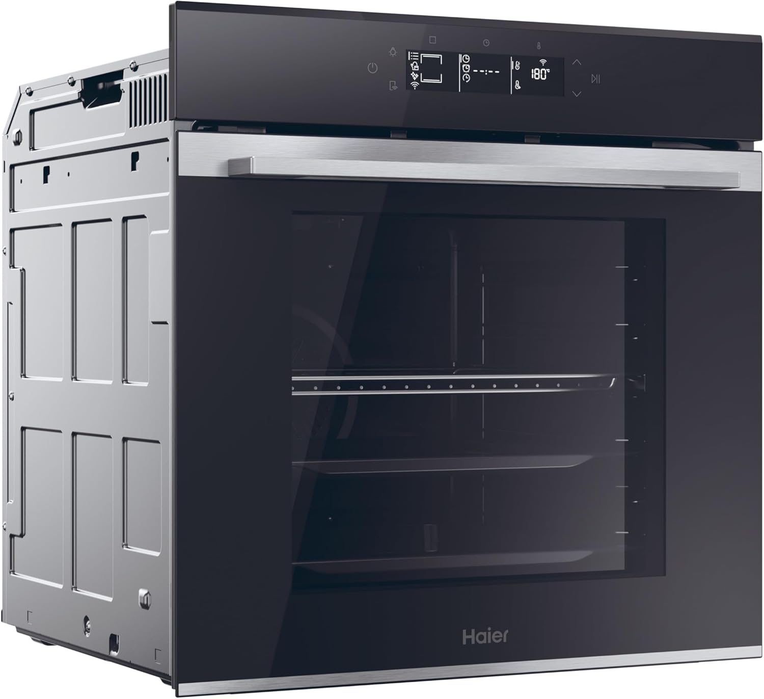 Haier - Série 2 H6 - niche 60 cm - Four pyrolyse, Wi-Fi, 20 fonctions, 78L, A++ - ID25G3YTX