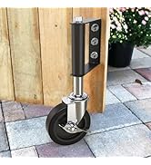 Holkie Roue de portail pivotante à ressort 100 mm
