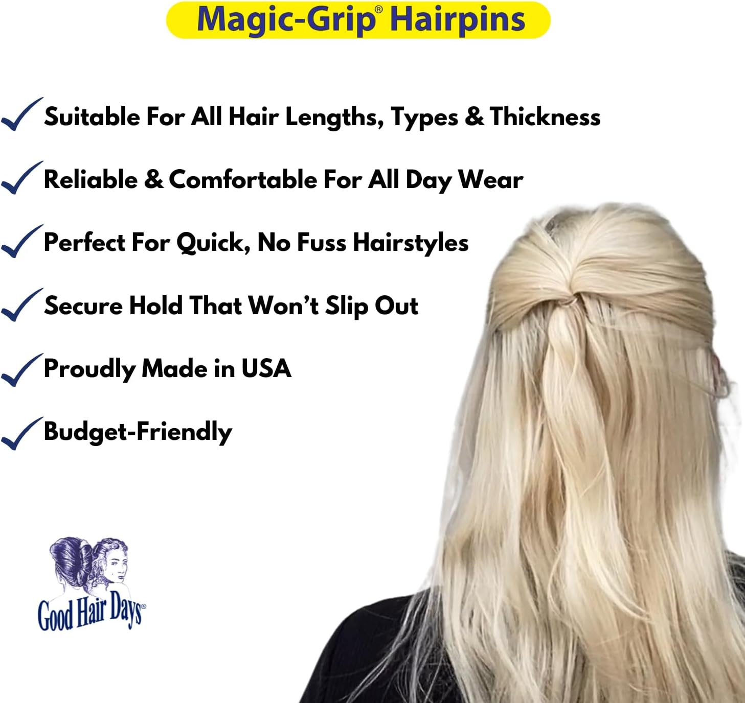 Good Hair Days - épingles à cheveux poignée magique - lot x - maintien sécurisé