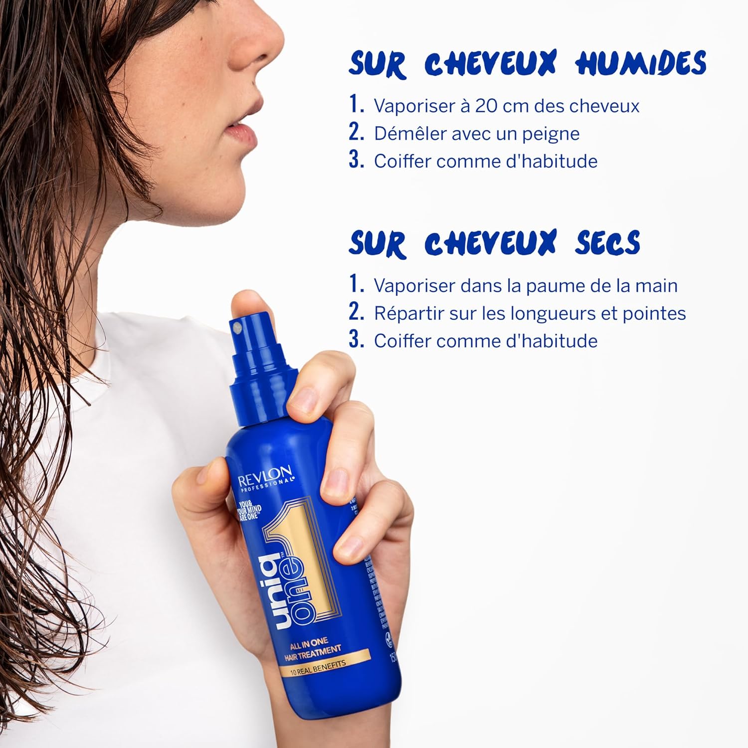 Revlon - UniqOne Masque Spray 150ml - soin vegan nourrissant cheveux