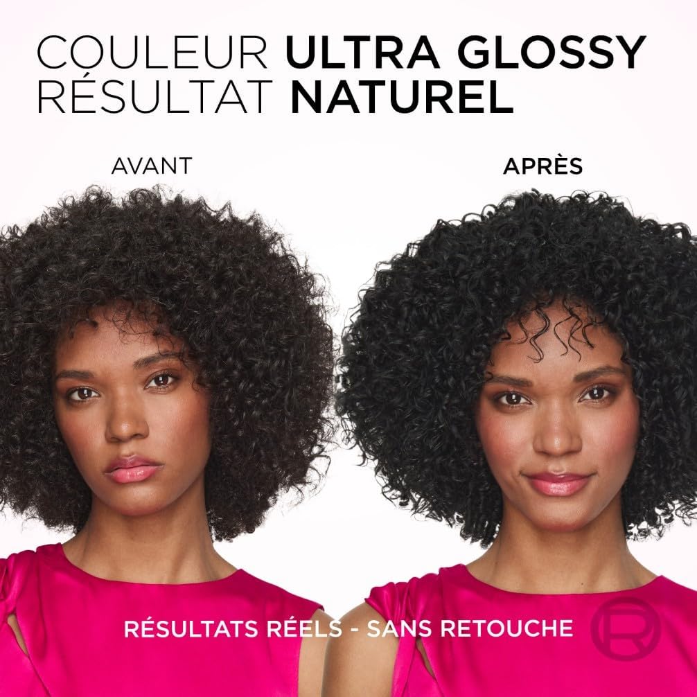 L'Oréal Paris - Casting Crème Gloss - noir bleuté, soin sans ammoniaque, semi-permanent, 2.1