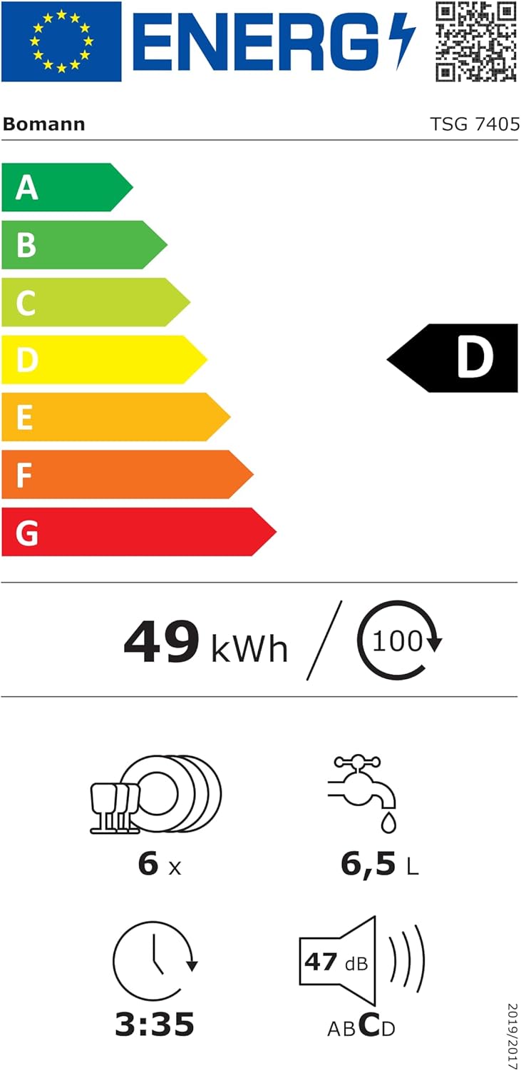 Bomann - l- 6 réglages, 5 programmes, LED, ouverture auto
