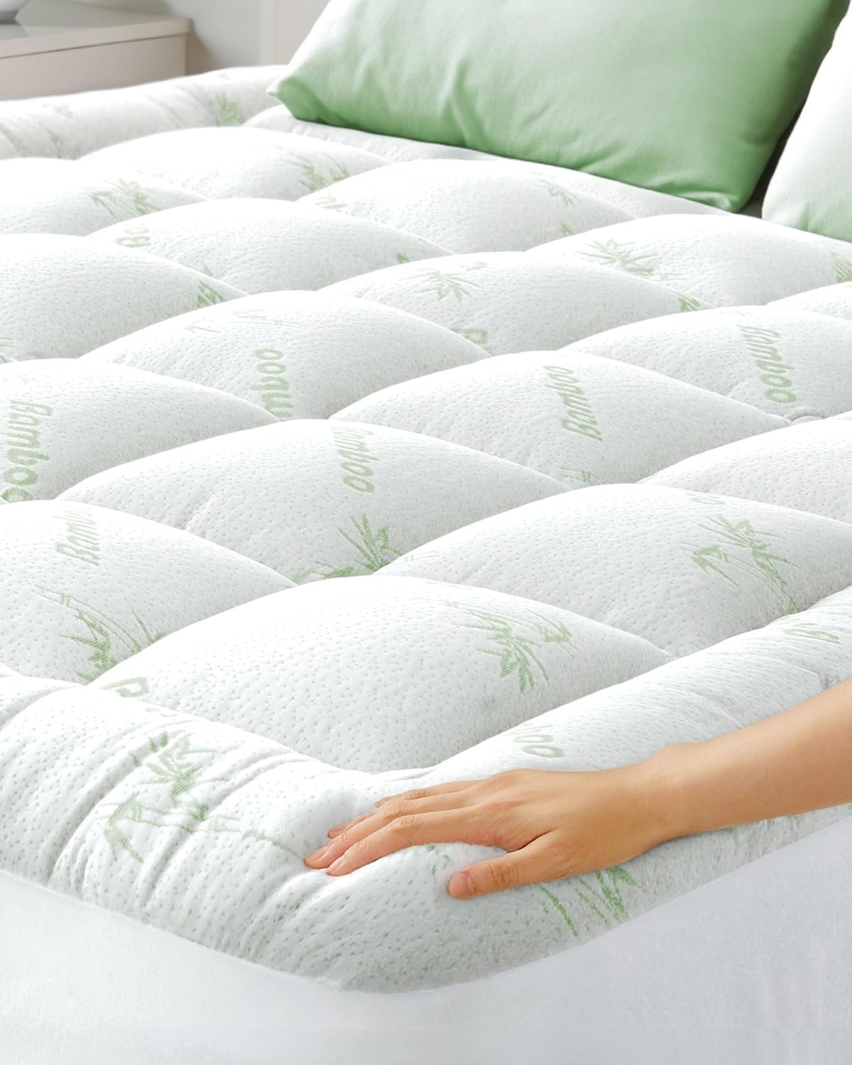 Surmatelas - Confort Nuage, 90x190cm - Ultra-doux, respirant, bambou