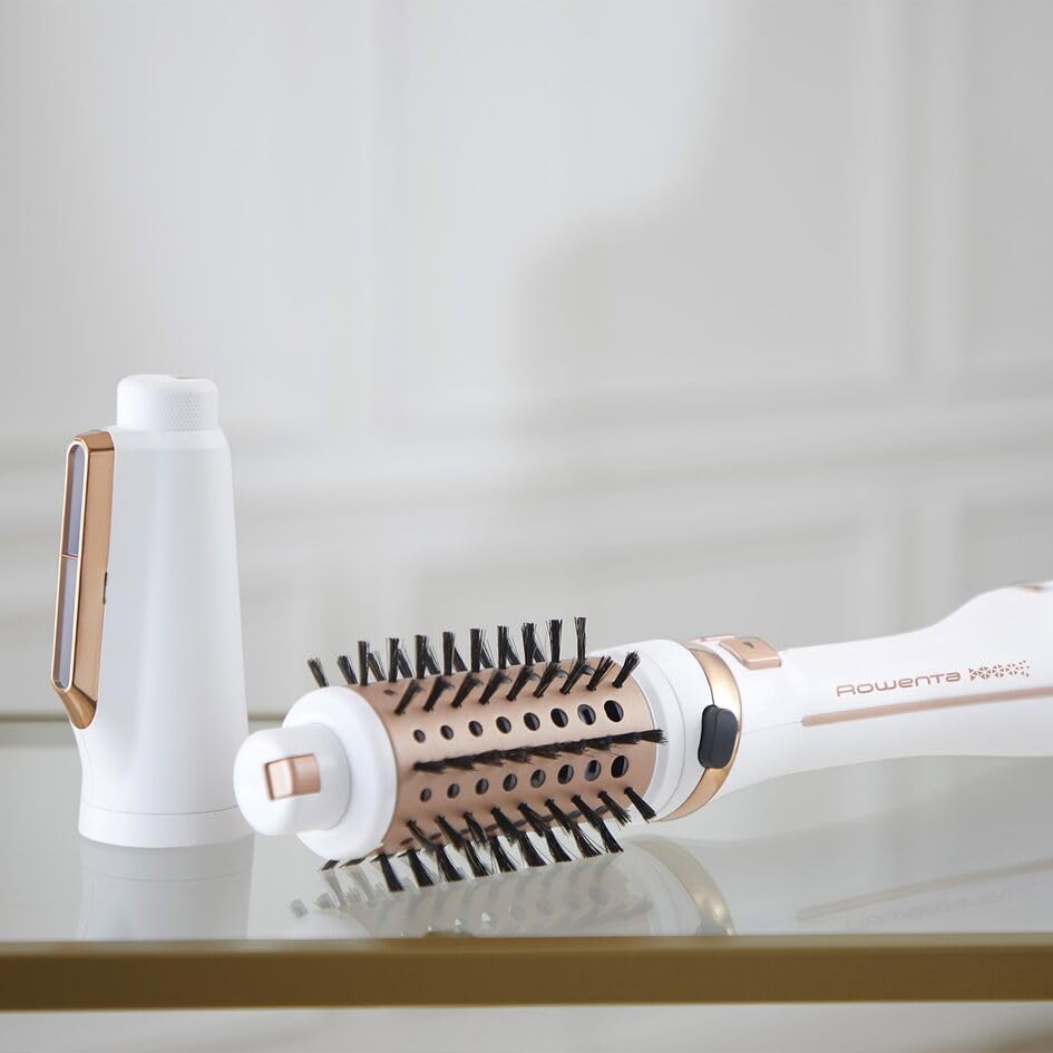 Rowenta - Brosse rotative Ultimate Care, 2en1, volume, éclat, CF9720F0