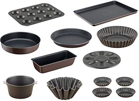 Tefal - PerfectBake - moule à tarte 30cm, antiadhésif, aluminium recyclé, J5542102