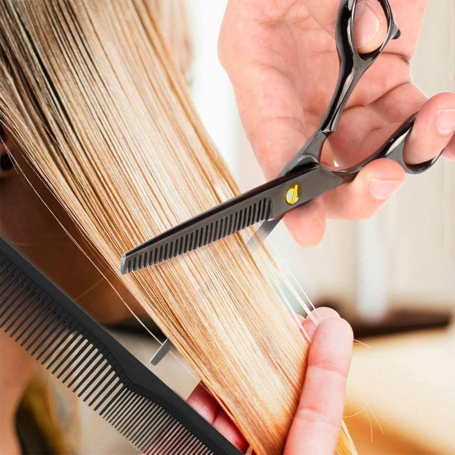 Friseurschere - professionnelle 6,5 pouces, acier inoxydable, coupe précise