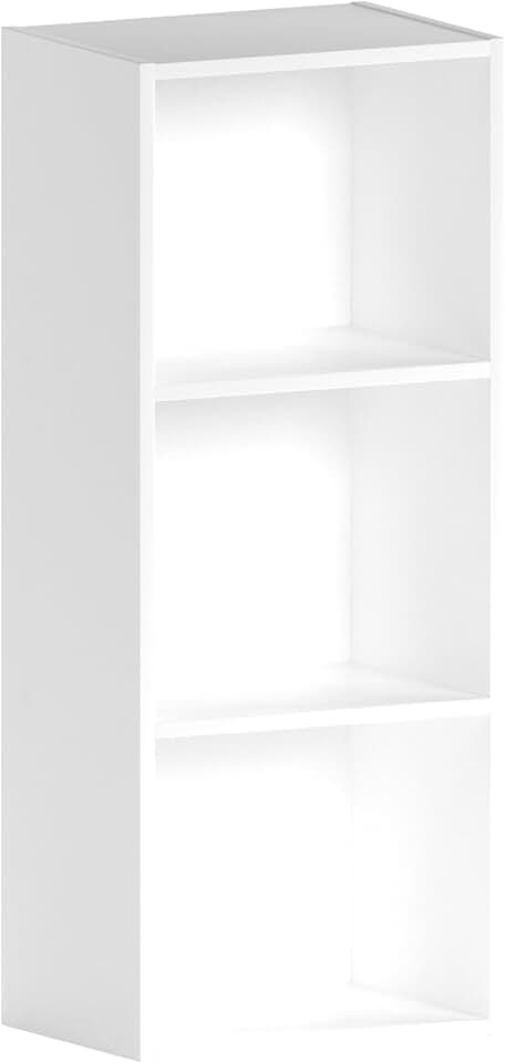 Vida Designs - Oxford série - 80x32x24 cm - bibliothèque 3 niveaux, blanc