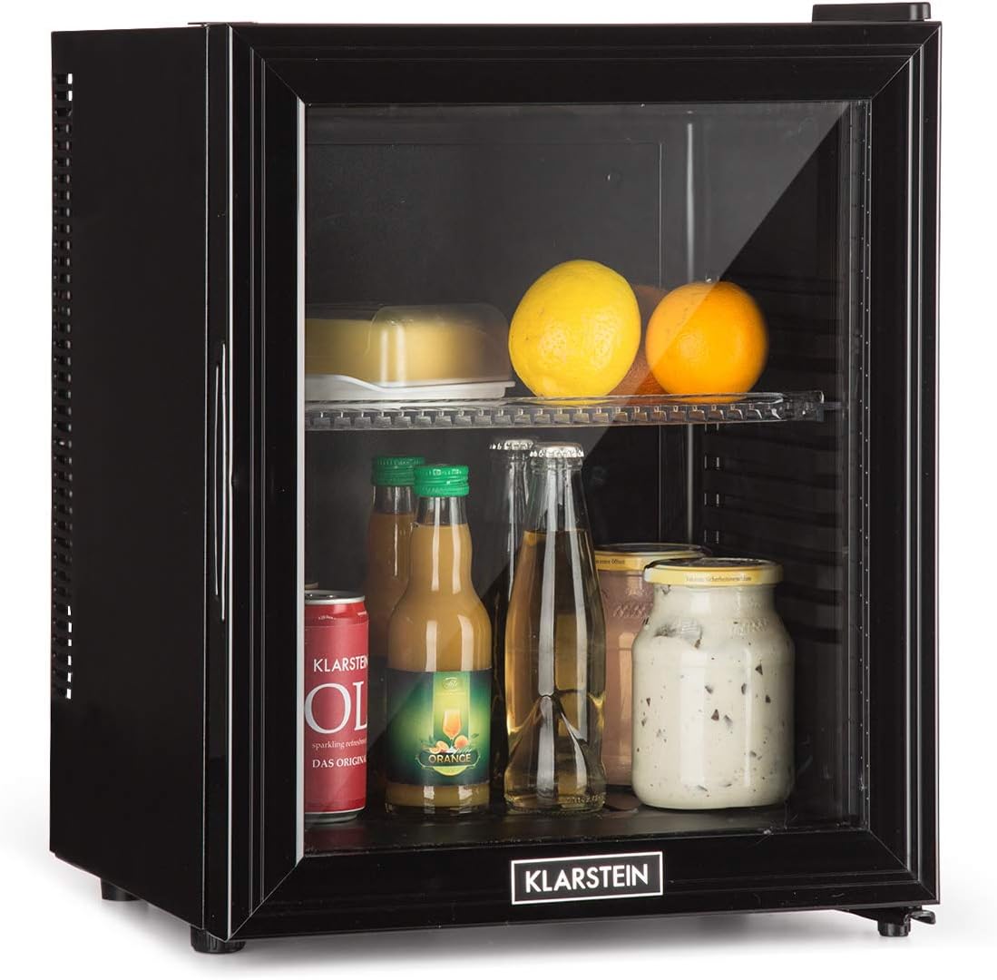 Klarstein - Brooklyn Mini - 24L, verre, étagères réglables, silencieux