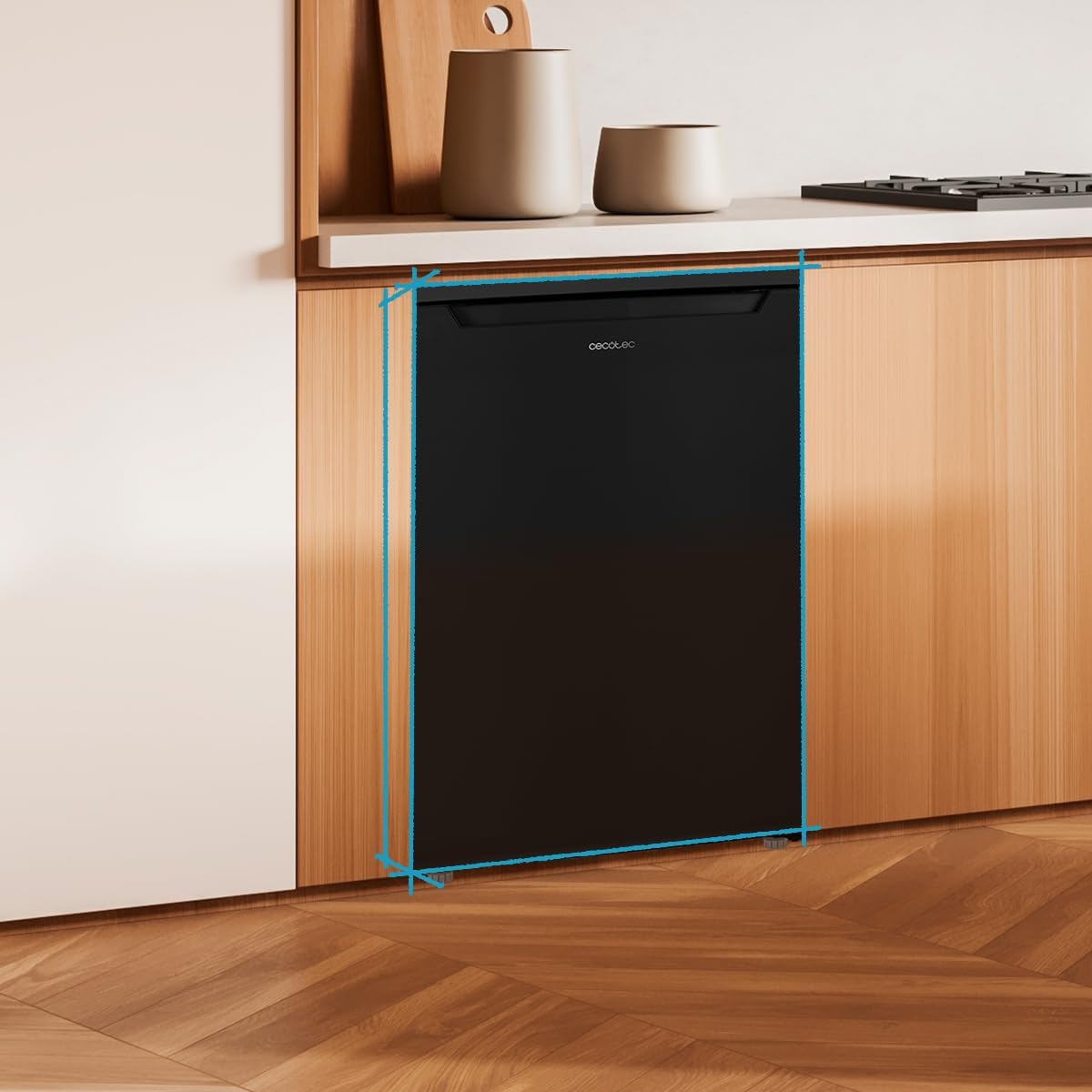 Cecotec - Bolero CoolMarket TT 107 - 107L - mini frigo, congélateur, silencieux, classe E