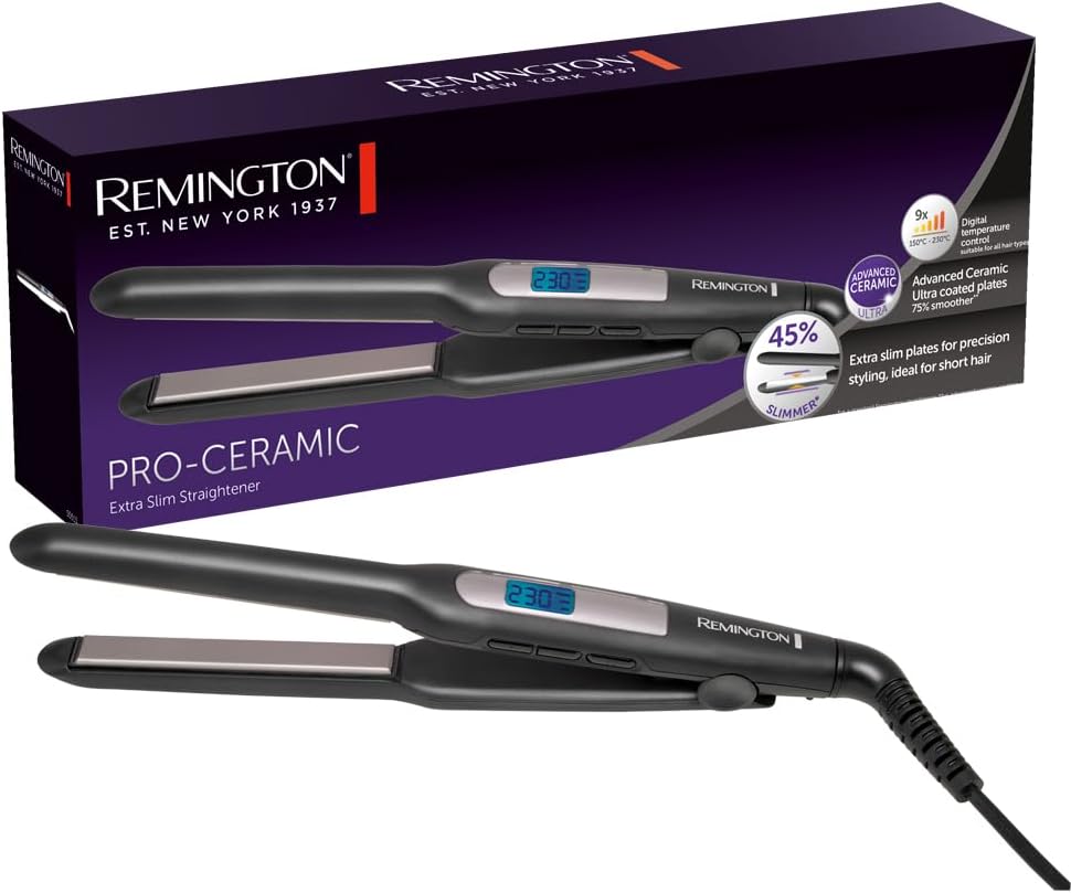 Remington - Pro-Ceramic S5515 - plaques extra-fines, céramique, 150-230°C, 9 réglages