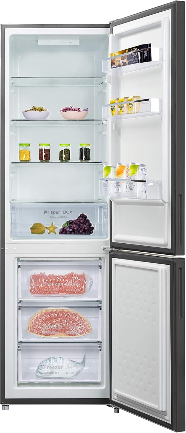 CHIQ - Réfrigérateur bas série FBM - 262L, inox, portes réversibles, low frost, silencieux, garantie 12 ans - FBM260L