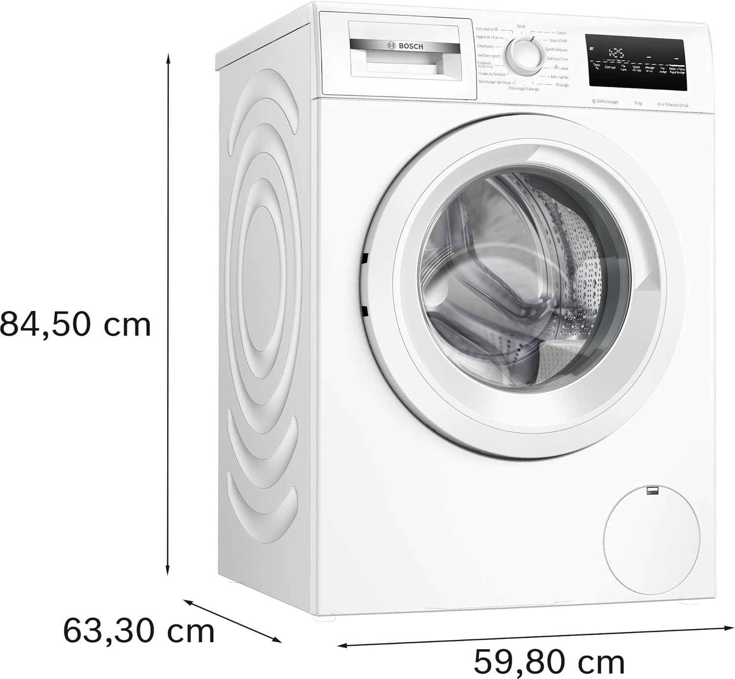 Bosch - Série 4, 9kg, 1200 trs/min