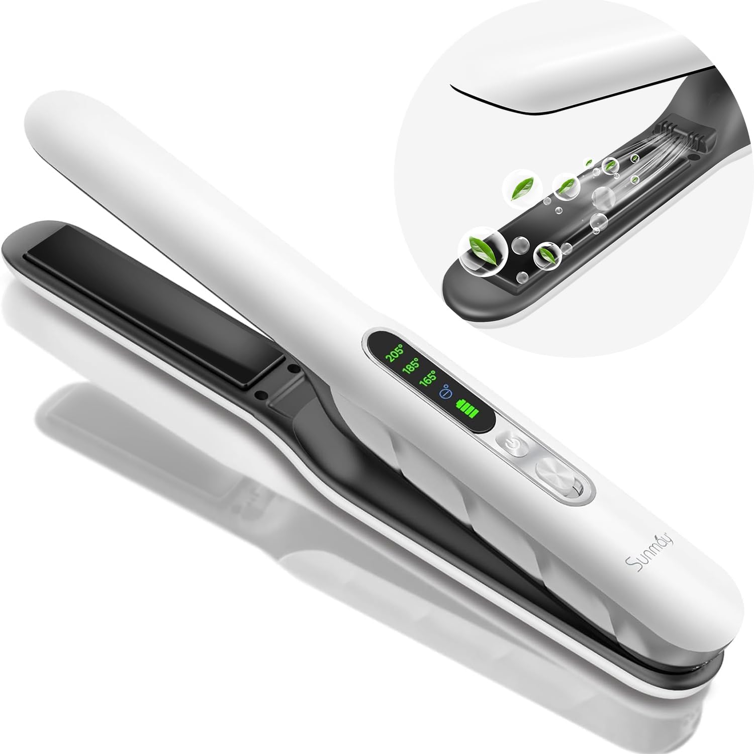 SUNMAY - Voga Plus - lisseur portable titane 20s, ions négatifs, 5000mAh