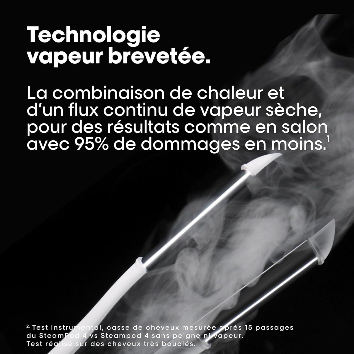 L'OREAL Professionnel - SteamPod 4 - lisseur vapeur breveté, tous types de cheveux