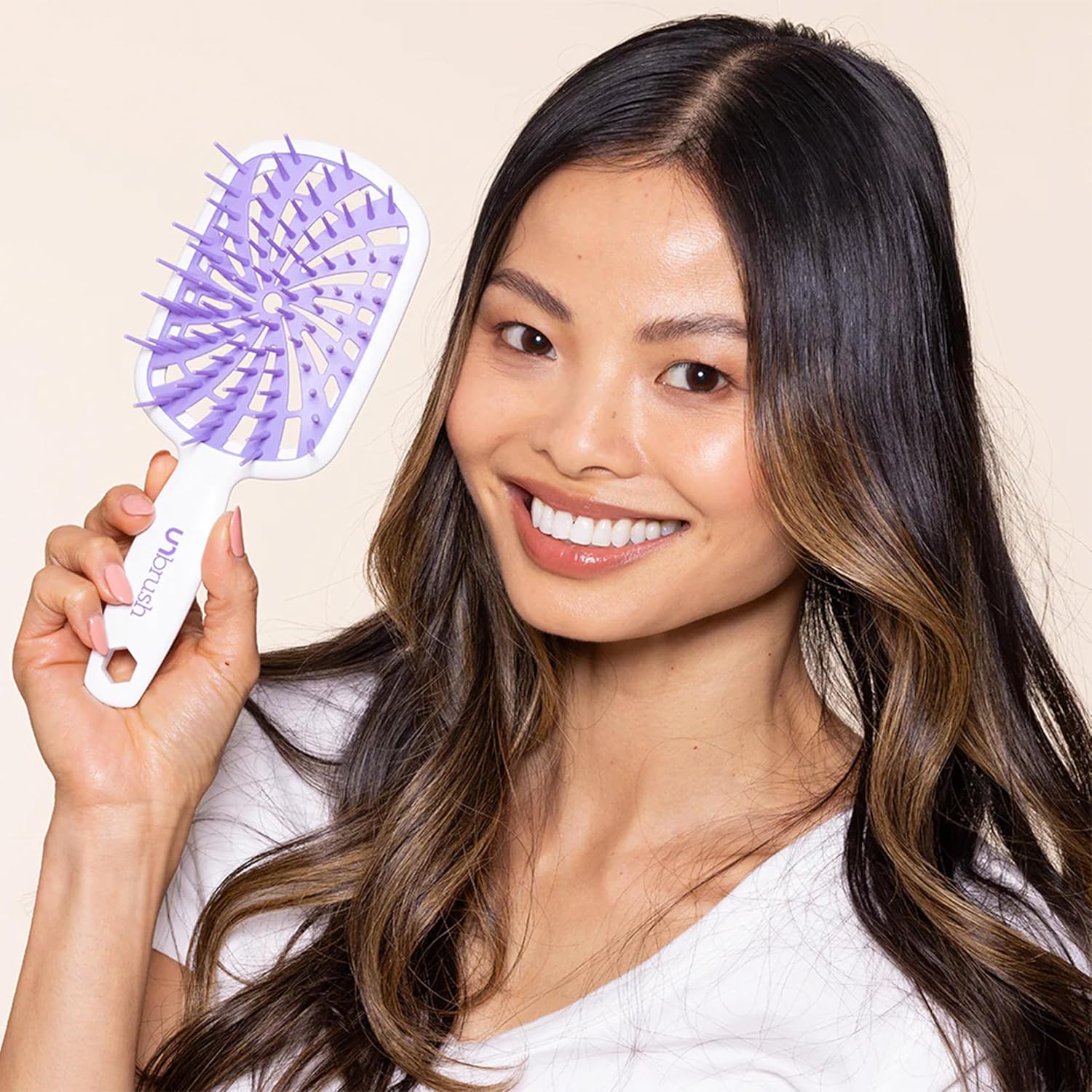 FHI Heat - UNbrush Plus - ultra légère, 84 poils UltraFlex, brosse démêlante antistatique