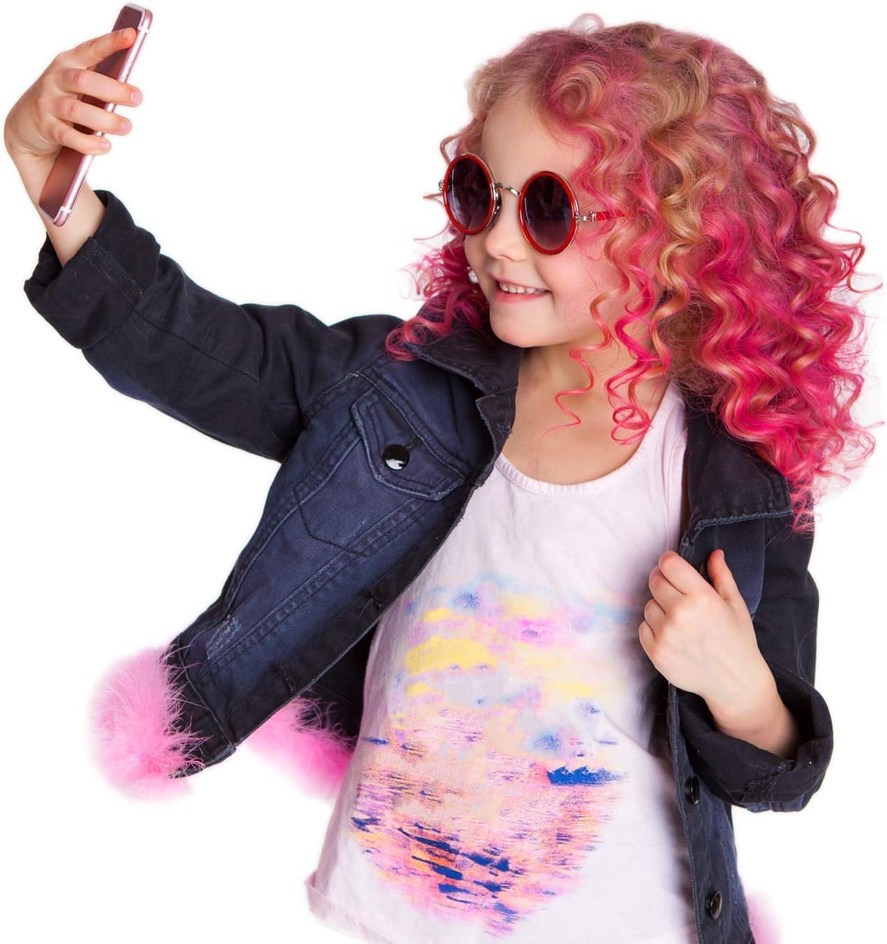 Desire Deluxe - Craies cheveux filles - 10 pièces - colorées, lavables, non toxiques