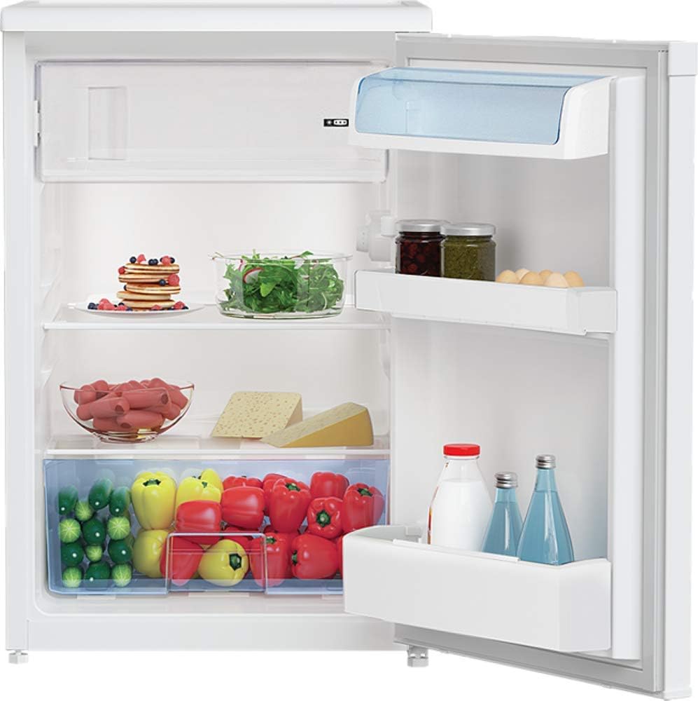 Beko - réfrigérateur table top - compact 114L, MinFrost, porte réversible - TSE1284N