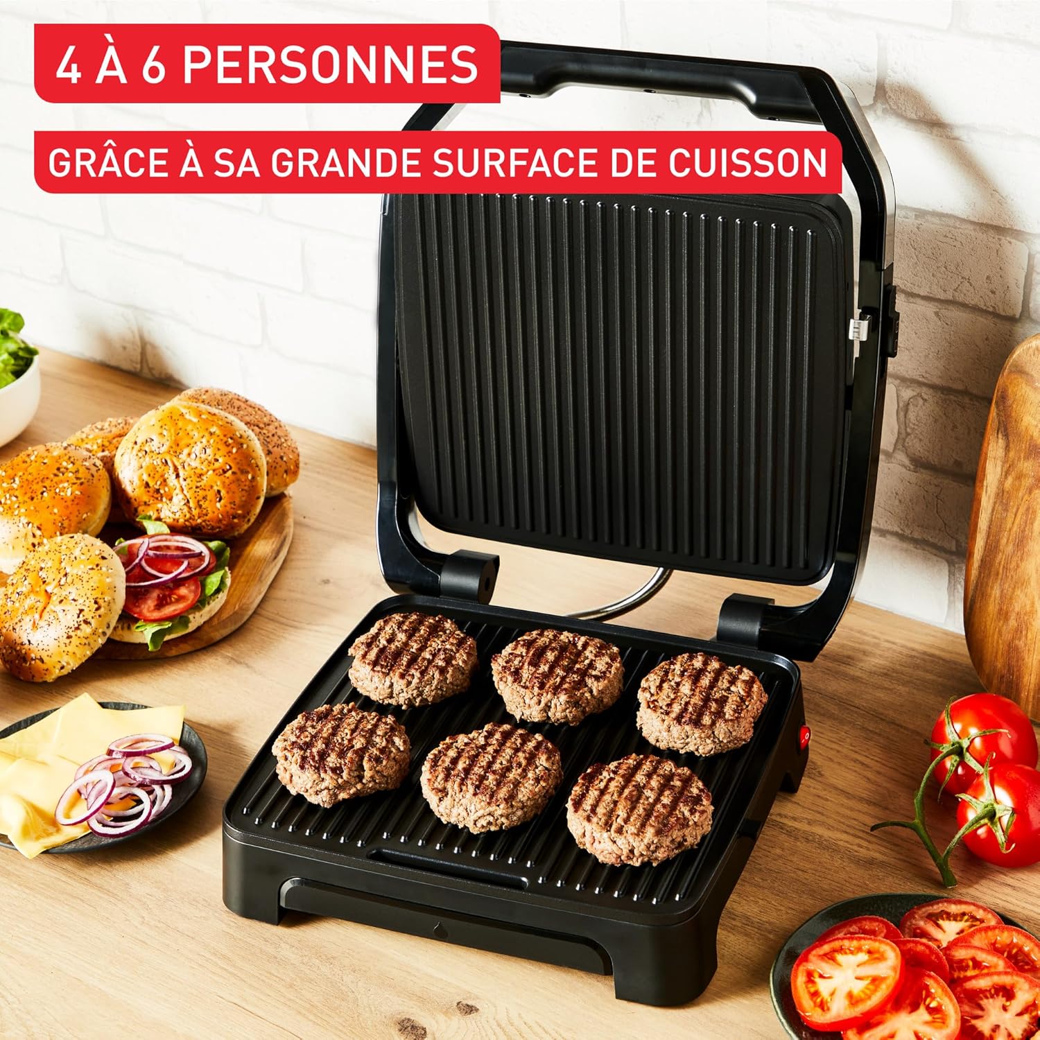 Tefal - Inicio - grande plaque, 2000W, chauffe rapide, antiadhésif GC271810
