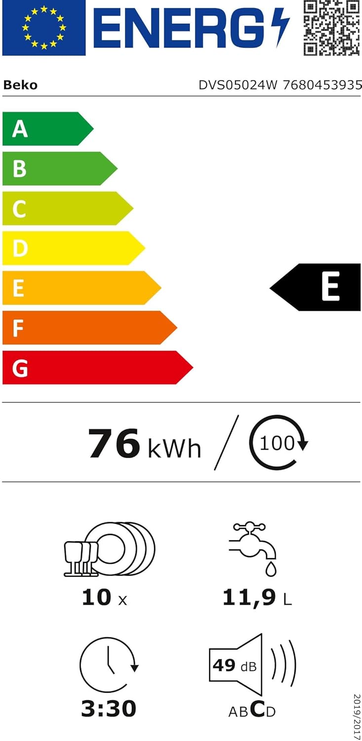Beko - 10 couverts compact 45cm