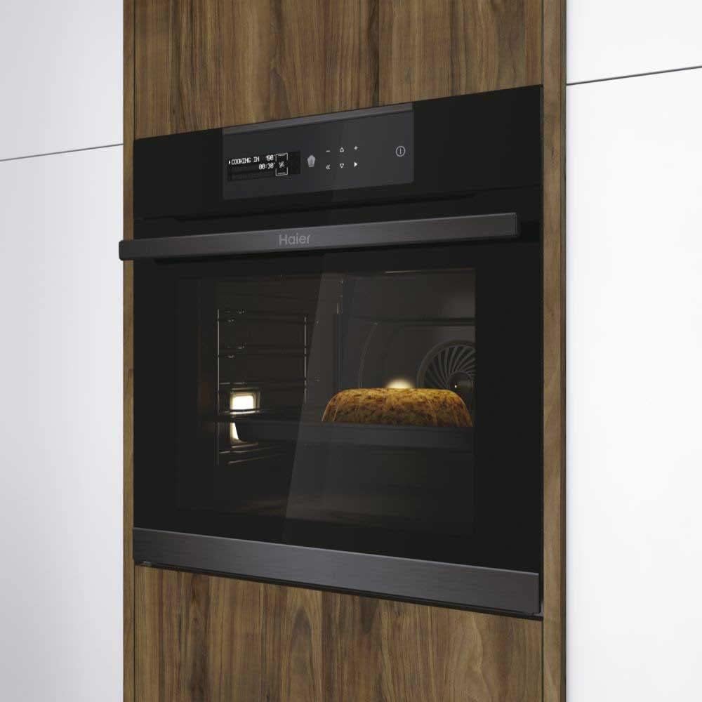Haier - I-Message Serie 4 - four 70L pyrolyse Wi-Fi A+ - HWO60SM5B9BH