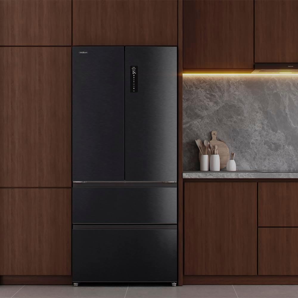 Cecotec - Bolero CoolMarket F2D - 189x83 cm - 458L, No Frost, Inverter, MetalFlexCooling, F2D458SBI
