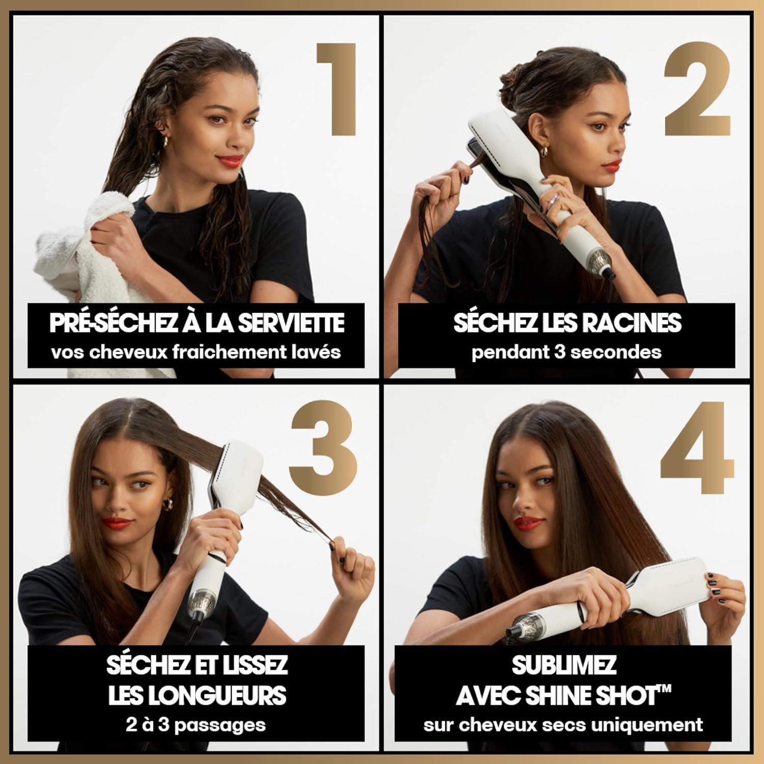 ghd - Duet Style 2-en-1 - sèche et lisse sans chaleur extrême - cheveux doux 72h