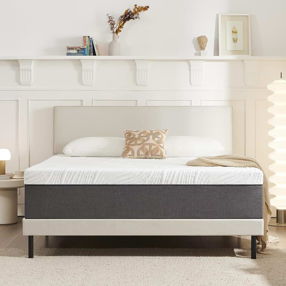 Matelas - mousse mémoire, 140x190x18 cm, 7 zones, ferme, réversible
