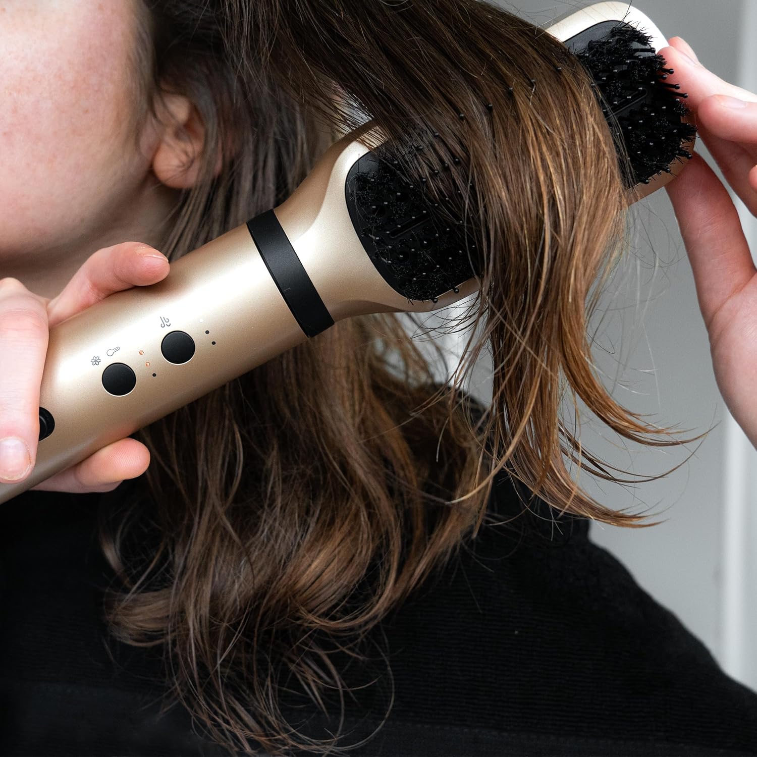 Saint Algue - Airflow Styler - brosse 4en1 compacte, puissante, 3 températures, tous cheveux