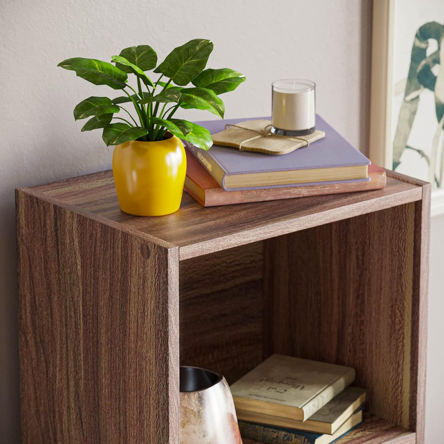 Vida Designs - Oxford 4 niveau - 106x32x24cm - bibliothèque moderne compacte
